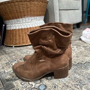 lavorazione artigiana Brown Leather Women's Boots